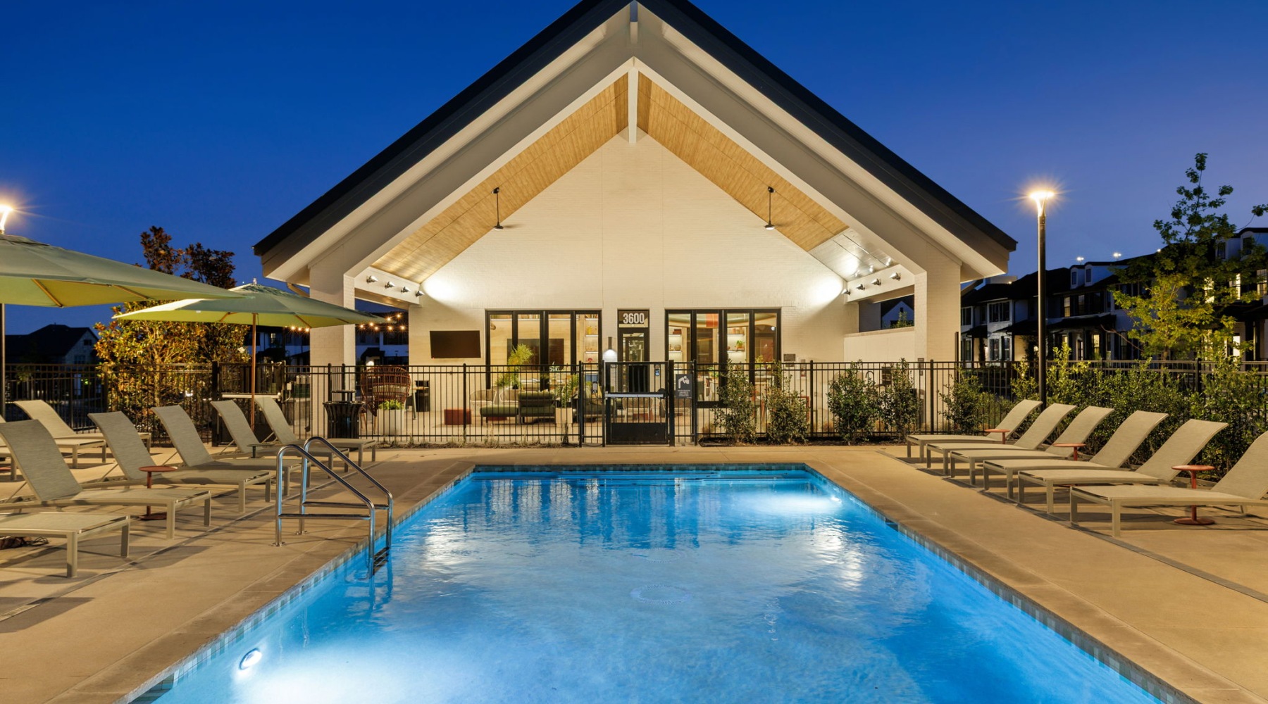 a large pool for residents of a btr community